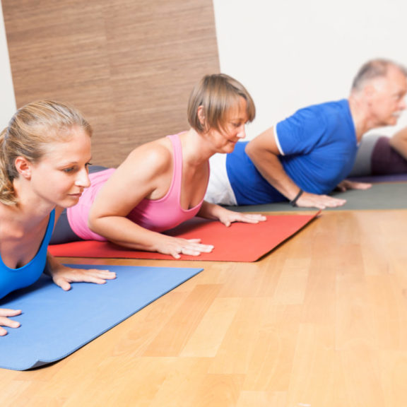 Yoga Exercise An image of some people doing yoga exercises